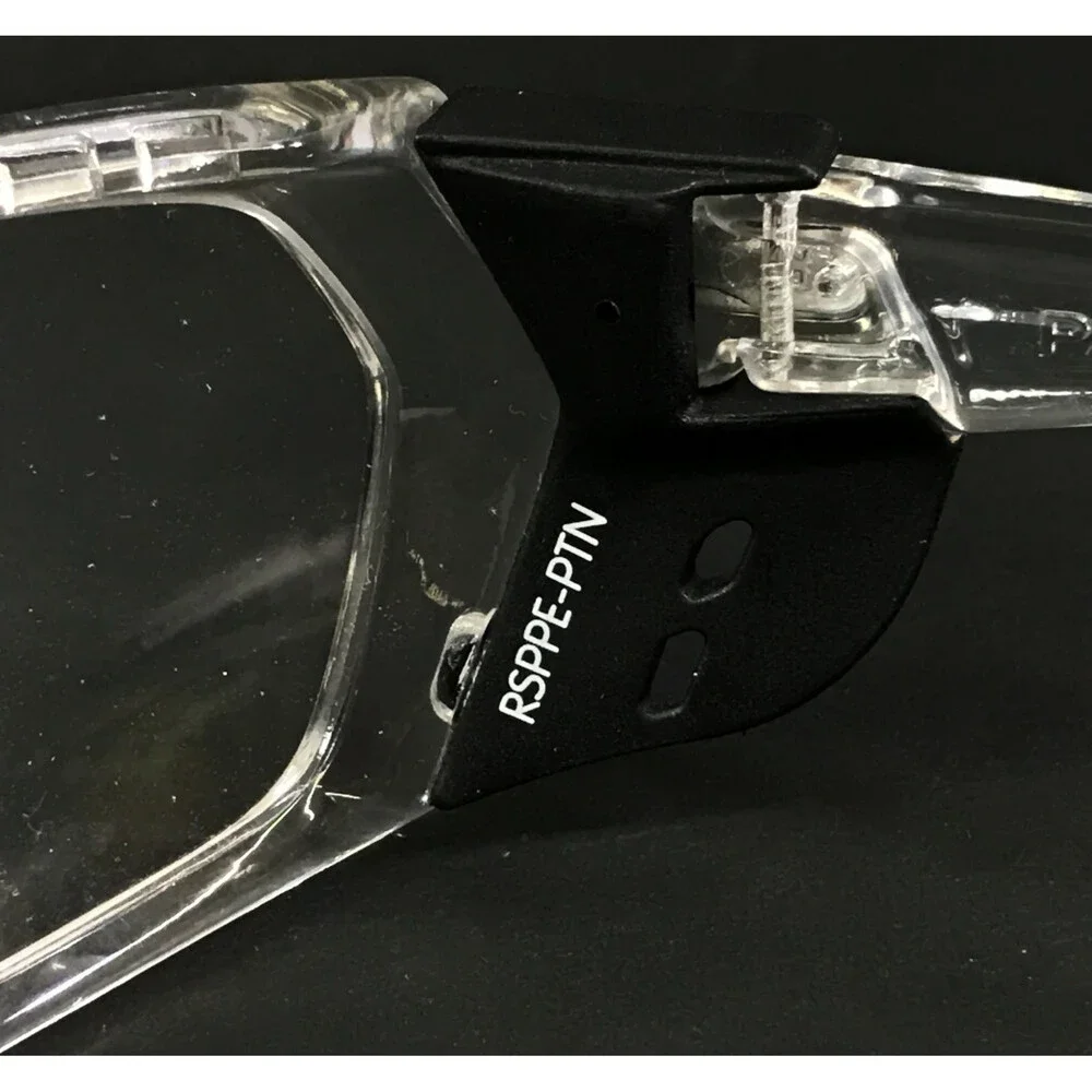 Rec Specs Athletic Goggle Frames PANTON #100 Clear Black Full Rim Z87 60-21-125